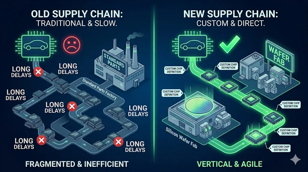 Automakers Defining Chips automakers designing custom silicon