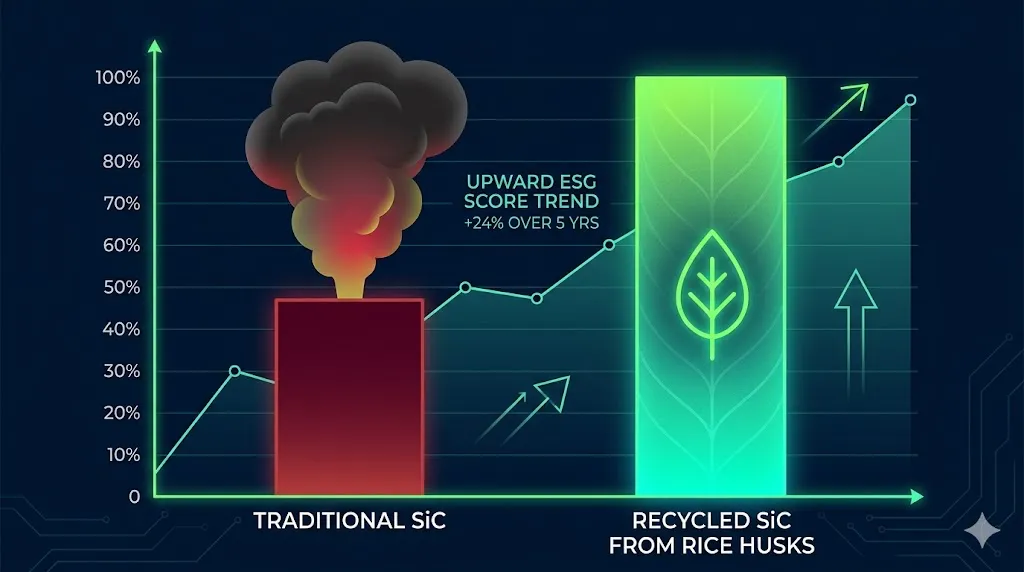 ESG Scores and SiC ESG scores and silicon carbide carbon footprint