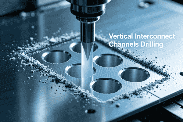 Vertical interconnect channels