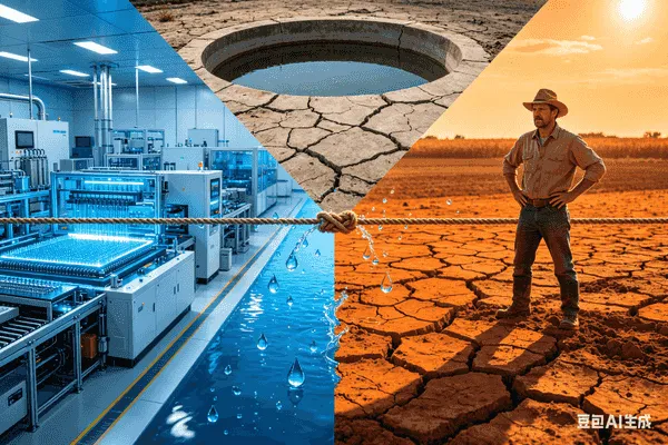 water battle between semiconductor fabs and farmers