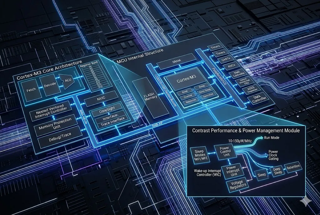 Cortex-M3 MCU Benefits Cortex-M3 MCU architecture benefits