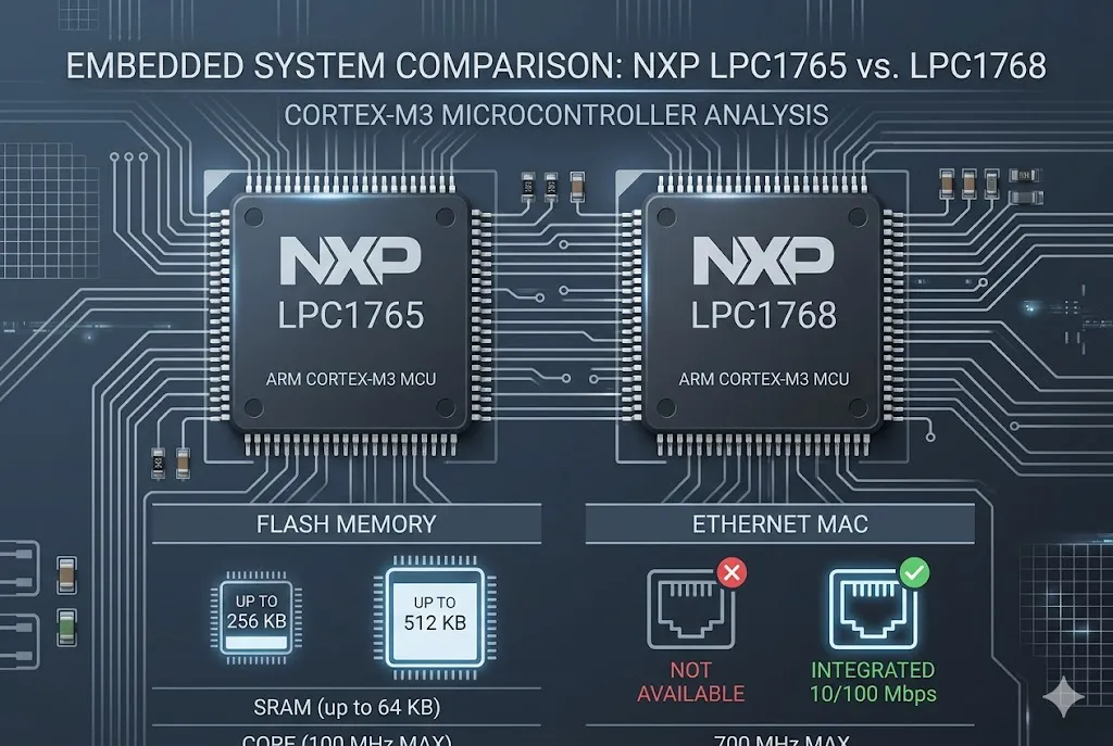 LPC1765 vs LPC1768 differences LPC1765 vs LPC1768 differences